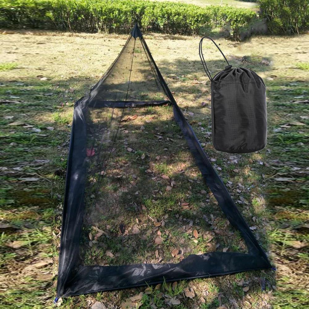 Cheap Goat Tents Triangle Mosquito Net Portable Camping Picnic Triangle Tent Anti Insect Travel Tent Outdoor Supplies Tents 